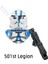 501ST Legion Shock Clone Trooper Darth Vader Imperial Stormtrooper Sipariş Modeli Yapı Taşları Moc Tuğla Seti Hediyeler Oyuncaklar (Yurt Dışından) 1