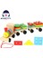 Montessori Ahşap Oyuncaklar Araç Bulmacalar Tren Eğitici Çocuk Bebek Ahşap Masif Ahşap Istifleme Tren Yürümeye Başlayan Bulmaca Çocuklar Için (Yurt Dışından) 1