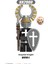 Adet/takım Antik Şövalye Serisi Figürleri Yapı Taşları Guardian Court Templar Imparatorluğu Altın Şövalye Savaş Rahip Minifigure Inşaat Oyuncakları X0348 (Yurt Dışından) 5