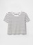 Kadın Beyaz %100 Organik Pamuk Vintage Soft Crop T-Shirt 2