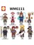 Adet/takım Naruto Yapı Taşları Figürleri Gaara Temari Sarutobi Hiruzen Ohnoki Raikage Minifigure Yapı Tuğlaları Çocuk Oyuncakları WM6111 (Yurt Dışından) 1