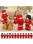 12PCS Noel Minifigure Küçük Parçacık Bebek Modeli Hediye Sırt Çantası Eşarp Aksesuarları Çocuk Yapı Taşı Oyuncakları (Yurt Dışından) 1