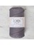 Polyester Soft Macrame Gri El Örgü Ipi - LM050 - 34448 1