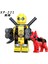 Kırmızı Renk Deadpool Köpek Uyumlu Minifigures Dc Figürleri Yapı Taşları Süper Kahramanlar Tuğla Modelleri Hediyeler (Yurt Dışından) 1