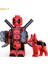 Kırmızı Renk Deadpool Köpek Uyumlu Minifigures Dc Figürleri Yapı Taşları Süper Kahramanlar Tuğla Modelleri Hediyeler (Yurt Dışından) 5