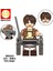 8 Adet/takım WM6148 Titan Bloklarına Saldırı Eren Anime Karikatür Tuğla Mini Aksiyon Oyuncak Figürler Yapı Taşları Erem Jaeger Armin Levi Mikasa Bebek (Yurt Dışından) 3