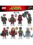 Adet/takım Marvel Süper Kahraman Figürleri Yapı Taşları Örümcek Adam Wanda Hulk Scarlet Cadı Hawkeye Çocuk Yetişkinler Için Tuğlaları Birleştirin Koleksiyon Hediye Oyuncaklar X0244 (Yurt Dışından) 1