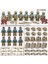 8 Askeri Yapı Taşı Bebek Küçük Parçacıklar Monte Edilmiş Minifigure Yapı Taşları Çocuk Oyuncak Çantası (Yurt Dışından) 1