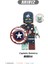 Tek Satış Marvel Kaptan Amerika Zombi Demir Adam Figürleri Yapı Taşları Doktor Strange Wong Falcon Hawkeye Çocuklar Çocuklar Için Hediye Oyuncaklar X0325 (Yurt Dışından) 2