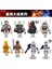 Tek Satış Yıldız Savaşı Yapı Taşları Rakamlar Komutan Obi Wan Darth Vader Ahsoka Clone Trooper C-3po Minifigure Yapı Tuğlaları Çocuk Oyuncakları TV6101 (Yurt Dışından) 1