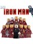 Theavengers Tümü Iron Man MARK85 Savaş Makinesi Kuantum Minifigürleri Uyumlu Yapı Taşları Tümü Iron Man:thanos (Yurt Dışından) 2