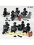 Askeri Yapı Taşı Minifigure Siyah Swat Terörle Mücadele Şehri Küçük Parçacık Montajlı Oyuncak Çantası (Yurt Dışından) 5