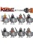 Pinshang 8 Adet/takım Oyuncaklar Hobbit Cüce Minifigure Durin'in Halk Dáin Iı Ironfoot KT1040 Yüzüklerin Efendisi (Yurt Dışından) 1