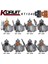 Pinshang 8 Adet/takım Oyuncaklar Hobbit Cüce Minifigure Durin'in Halk Dáin Iı Ironfoot KT1040 Yüzüklerin Efendisi (Yurt Dışından) 2