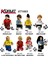 Yapı Taşları Oyuncaklar Dünya Kupası Futbol Kaptanı Plastik Gömülü Yapı Taşları Minifigures Oyuncak Rengi: XP013 (Yurt Dışından) 3