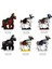 Gc Three Kingdoms Savaş Atı Yapı Taşları Aksesuarları Mini Figürler DW001-006 No (Yurt Dışından) 3
