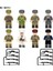 8pcs Ekipman Minifigures Küçük Parçacık Bebekleri Çocuk Montajlı Yapı Taşı Oyuncakları (Yurt Dışından) 3