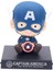 8 cm Batman Groot Bebek Heykelcik Standı Bobblehead Bahar Oyuncak Araba Pano Dekor (Yurt Dışından) 4