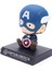 8 cm Batman Groot Bebek Heykelcik Standı Bobblehead Bahar Oyuncak Araba Pano Dekor (Yurt Dışından) 5