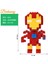 Mikro Anime Yapı Taşları Avengers Demir Adam Örümcek Adam Minifigure Montaj Oyuncak Inşaat Blokları Erkekler Için (Yurt Dışından) 1