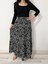 Kadın Desenli Uzunetek - Tesettür Etek 2