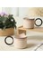 Stay Beautiful Siyah Stackable Halka Kulplu Fincan 8 cm 2 Adet 2