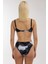40218 Siyah Yaprak Desenli Toparlayıcı Bikini Takımı 3