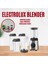 Kahve Öğütücülü Smoothie Blender, 350W, Paslanmaz Çelik, Çoklu Hız ve Darbe Fonksiyonu Sporcuların Tercihi Smoothie Blender, Doğrayıcı, Kahve Değirmeni 1