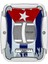 Cuba Flag Kılıflı Kare Puro Kesici (60RING) 1