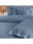 Monochrome Royal Blue %100 Pamuk Saten ''300 Tc" Nevresim Takımı Tk V14 1