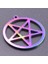 S798-R 9 Adetlot Paslanmaz Çelik Büyücülük Yıldız Pentagram Charms Pentagramı Kolye Takı Yapımı Için Kolye Küpe Toplu (Yurt Dışından) 3