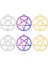 S631-S 9 Adetlot Paslanmaz Çelik Büyücülük Yıldız Pentagram Charms Pentagramı Kolye Takı Yapımı Için Kolye Küpe Toplu (Yurt Dışından) 4