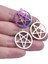 S631-S 9 Adetlot Paslanmaz Çelik Büyücülük Yıldız Pentagram Charms Pentagramı Kolye Takı Yapımı Için Kolye Küpe Toplu (Yurt Dışından) 5