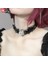 Pembe Yarasa Kanatları Küçük Şeytan Yaka Metal Kolye Aşk Çapraz Punk Y2K Gotik Lolita Baharat Deri Kolye Desige (Yurt Dışından) 5