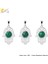 Malakit Csja Hamsa El Kolye Kadın Erkek Için Doğal Kristal Taş Yuvarlak Cabochon Boncuk Muska Charm Kolye Kolye Takı H050 (Yurt Dışından) 1