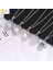 Malakit Csja Hamsa El Kolye Kadın Erkek Için Doğal Kristal Taş Yuvarlak Cabochon Boncuk Muska Charm Kolye Kolye Takı H050 (Yurt Dışından) 3