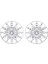 Zxz Tibet Gümüş Büyük Kar Tanesi Yuvarlak Daire Charms Kolye Takı Yapımı Için Bulgular 48MM (Yurt Dışından) 2