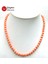 9-10MM Qingmos Yüksek 6mm Yuvarlak Doğal Pembe Mercan Kolye ile Kadınlar Için Hakiki Mercan Kolye Taş Takı 17 "chokers (Yurt Dışından) 2