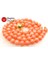 9-10MM Qingmos Yüksek 6mm Yuvarlak Doğal Pembe Mercan Kolye ile Kadınlar Için Hakiki Mercan Kolye Taş Takı 17 "chokers (Yurt Dışından) 4