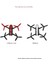 4 Adet Parrot Bebop 2 Drone Pervane Kanatları Drone Aksesuarları Siyah + Kırmızı Için Uygun (Yurt Dışından) 5