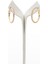 SP Accessories gold taşlı halka küpe 1