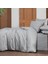 Plana Gri King Size %100 Pamuk Mood Comfort Müslin Nevresim Takımı 3