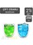 2’li Set Kahve Bardağı 250 ml Çay Bardağı Çift Cidarlı Bardak Cam Magnolya Bardağı 2