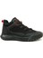 Siyah Kırmızı Bağcıklı Boğazlı Sneakers Spor Ayakkabı 2