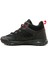 Siyah Kırmızı Bağcıklı Boğazlı Sneakers Spor Ayakkabı 3