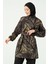 Yaprak Desenli Oversize Tesettür Mayo 3