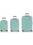 Uyiko Serisi 3'lü Valiz Seti (Kabin, Orta ve Büyük) Uyıko Nane Yeşili 1