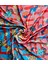 Scarf Pink/turkuaz Geçişli Fular 100*100 cm 2