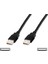 Usb 2.0 Bağlantı Kablosu, Usb A Erkek - Usb A Erkek, 1 Metre, Awg 28, Usb 2.0 Uyumlu, Ul, Siyah Renk 1