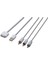 Digitus Apple Audio/Video bağlantı kablosu, Apple 30pin Erkek &lt;-&gt;- 3 x RCA Erkek + USB A Erkek, 1.5 metre, Komposit Audio/Video, USB 2.0 uyumlu, UL, beyaz renk 1